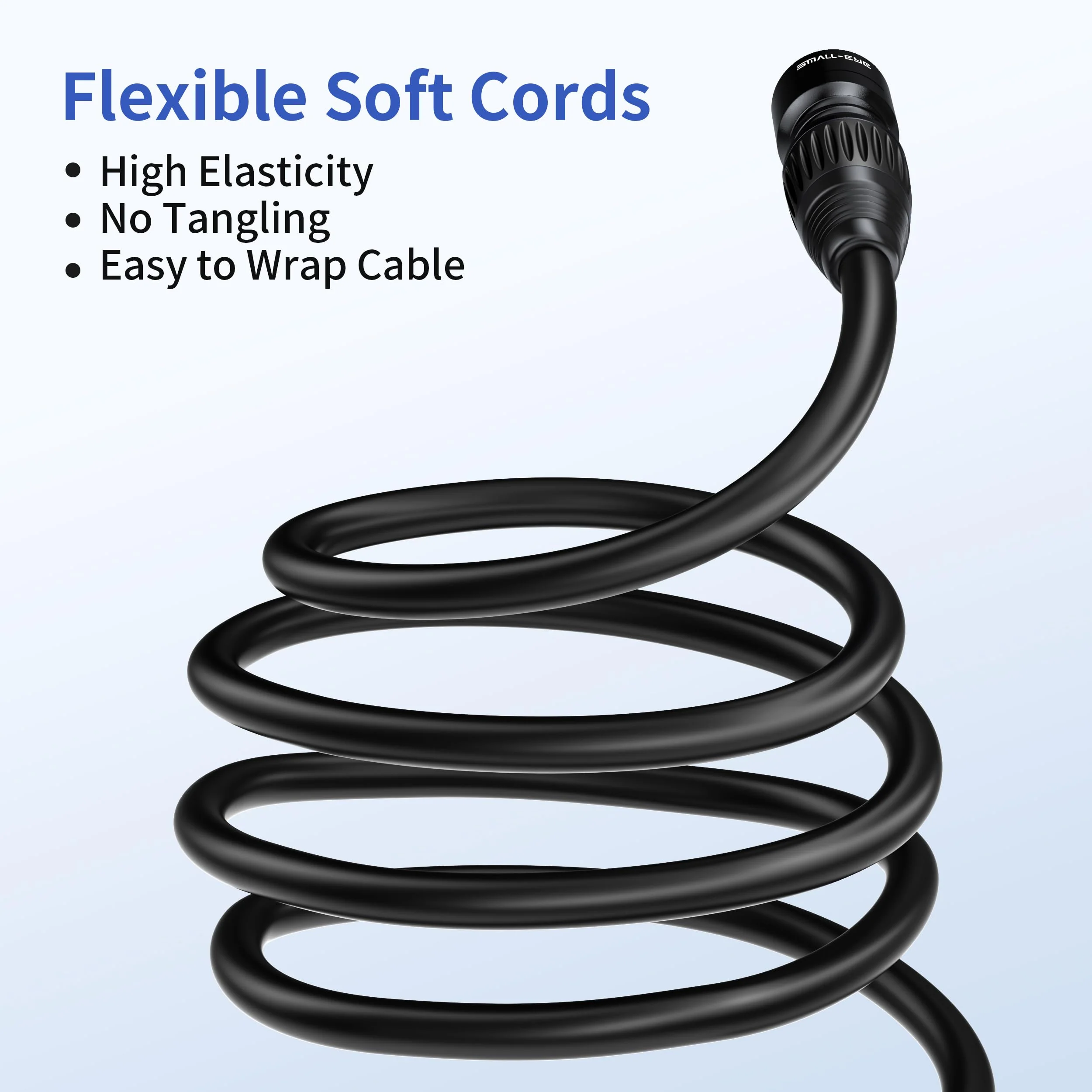 SMALL-EYE 5 Pin DMX Cable Female to Female 25 ft 2-Pack – 4-Core Shielded Jumper for DMX512 Signal Splitters and Patch Panels 25 feet -2 Packs - Image 4