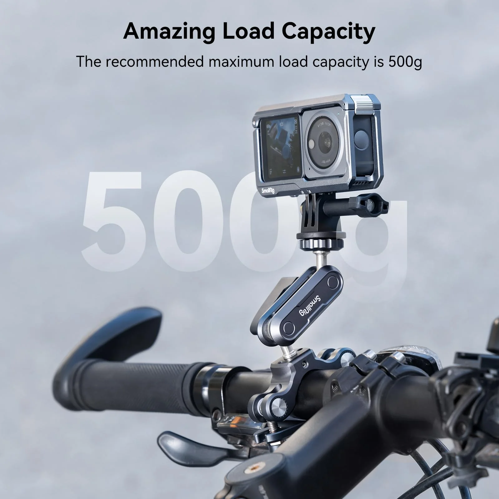 SMALLRIG Bike Motorcycle Handlebar Mount for Gopro, Pole and Roll Bar Mount, CNC All-Metal 22-32mm for Action Cameras Gopro, Insta360 and DJI - 4191 - Image 3