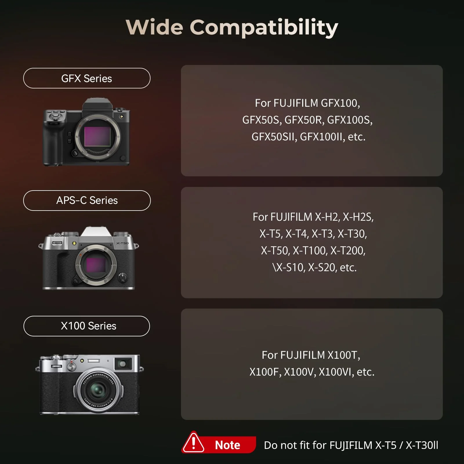 SmallRig Hot Shoe Cover for FUJIFILM X100VI X100V X-T4 X-T3 X-E4 X-T50 X-S20 X-S10 XPro3 X-H2s X-H2 GFX100S GFX100 II GFX50SII, etc. (Except X-T5, X-T30II) Silver- 4697 - Image 2