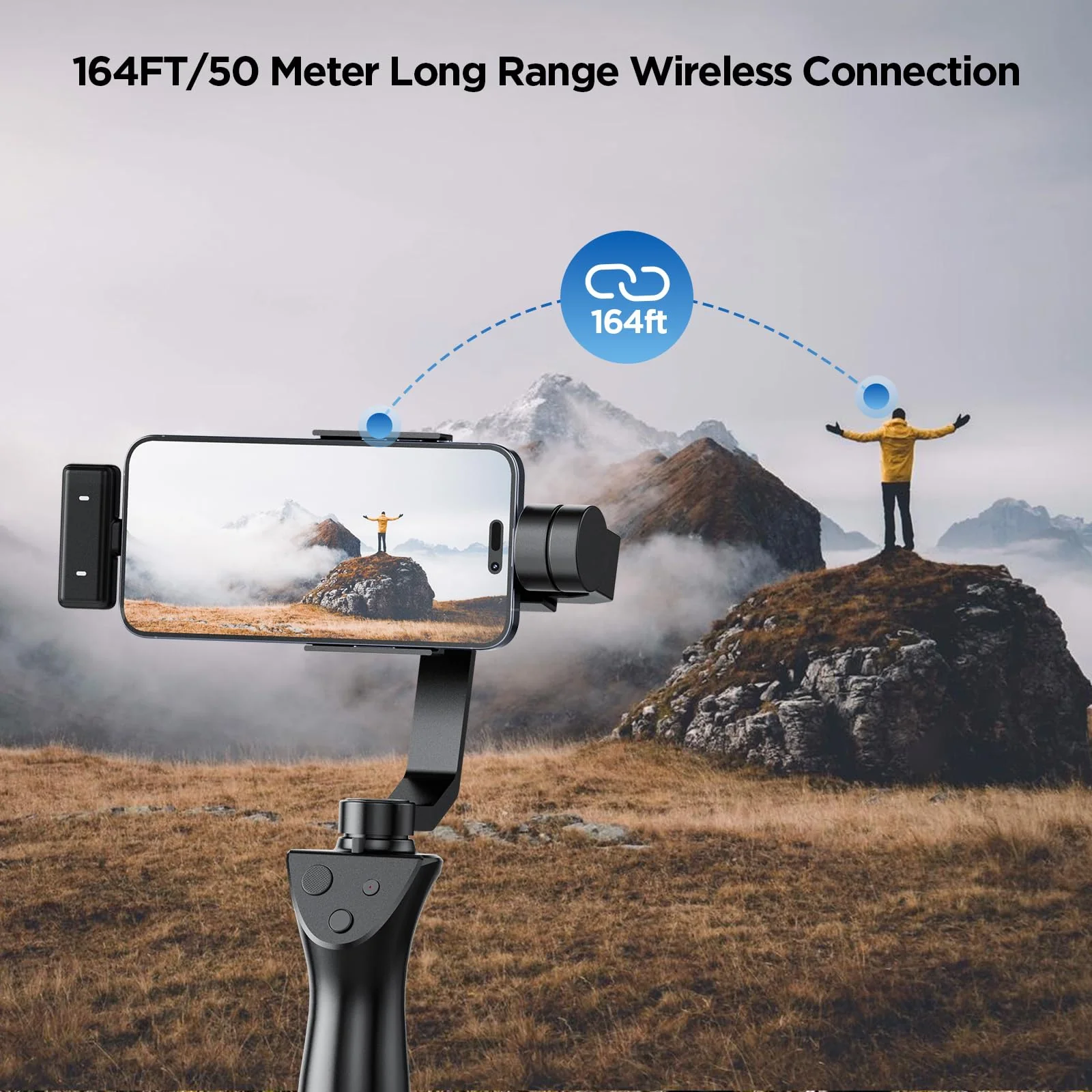 Smedz Wireless Microphone for iPhone Android,Mini Lavalier Microphone with AI Noise Reduction, 164FT Range&80H Charging Case Magnetic Mini Mic for for YouTube TikTok Vlog Podcast Live Streaming Shining Black - Image 7