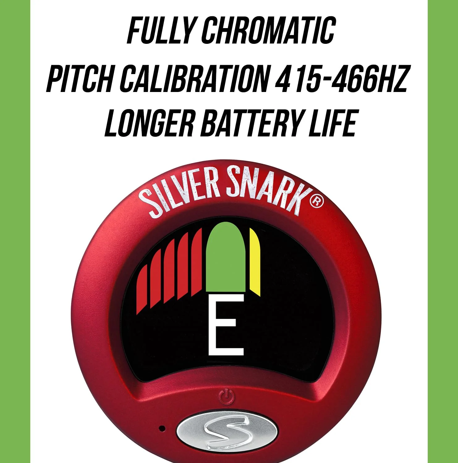 SNARK 2 Clip-on All Instrument Tuner-Red/Silver (SILRED) Pack of 1 - Image 7
