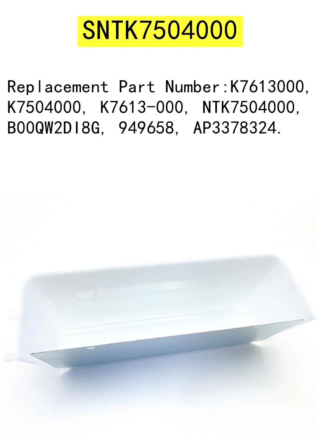 SNTK7504000 Compatible with Broan and Kenmore Range Fume Hoods - Replacement Light Lens (Part Numbers: K7613000, K7504000, K7613-000, NTK7504000, B00QW2DI8G, 949658, AP3378324) - Image 5