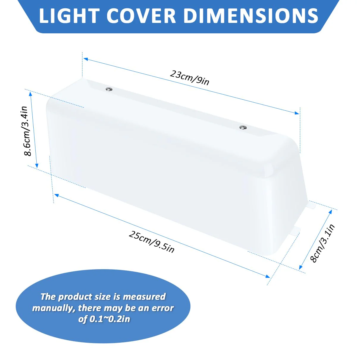SNTK7504000 Range Vent Hood Light Lens Replacement for Bro-an qt20000 & Ken-more Range Hood, Replaces SNTK7504000 K7613000 K7613-000 NTK7504000 K7504000 AP3378324 949658 - Image 2
