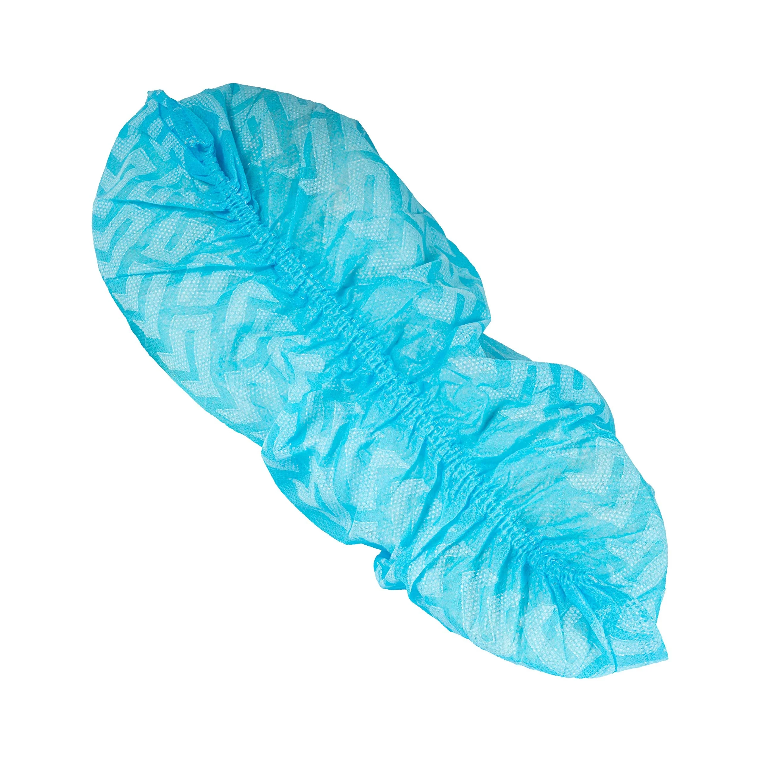 SOFEX Shoe Covers Pack of 100, Disposable Shoe Covers, Breathable, Non-Slip, Medical PP Overshoes with Sole Structure, Blue - Image 4