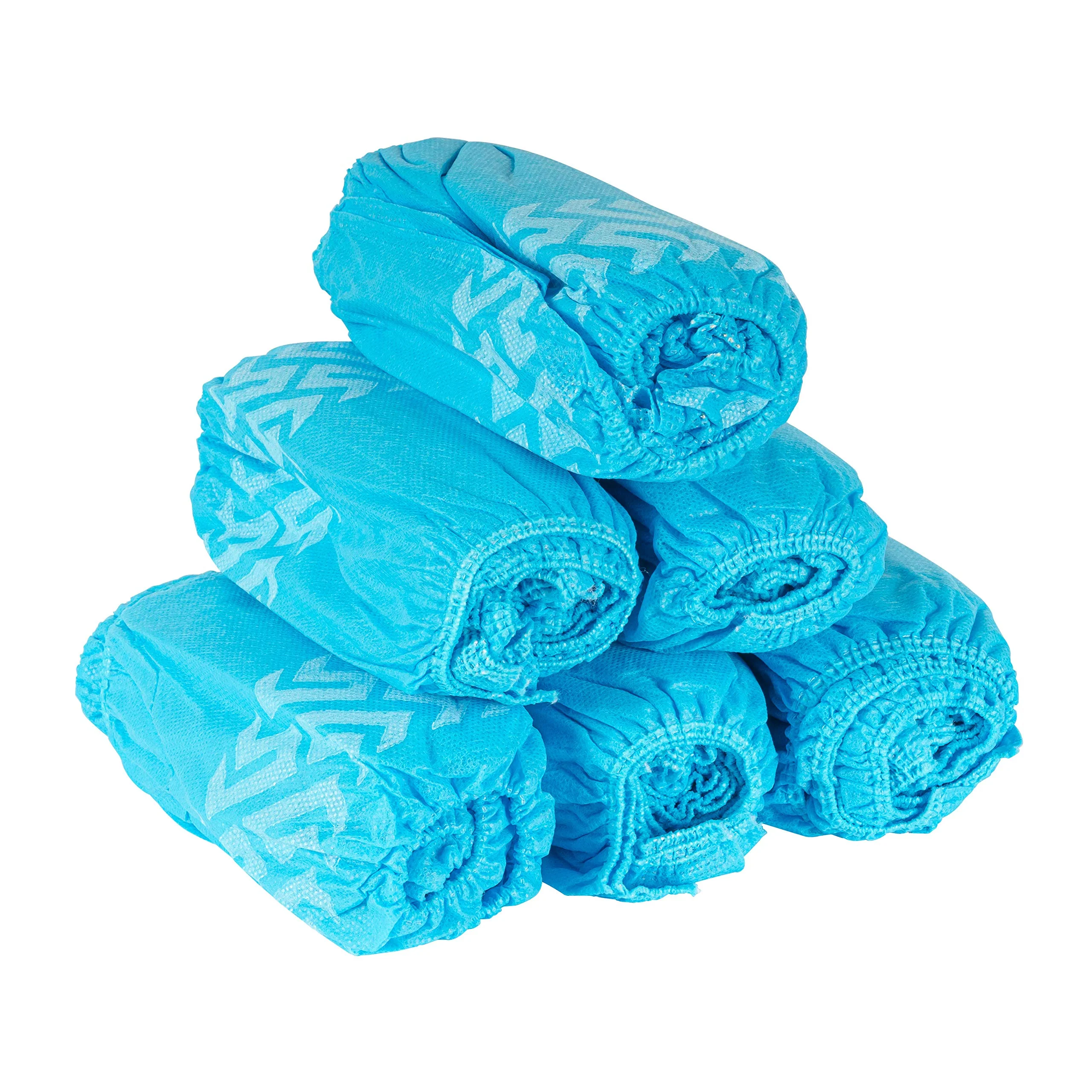 SOFEX Shoe Covers Pack of 100, Disposable Shoe Covers, Breathable, Non-Slip, Medical PP Overshoes with Sole Structure, Blue - Image 5