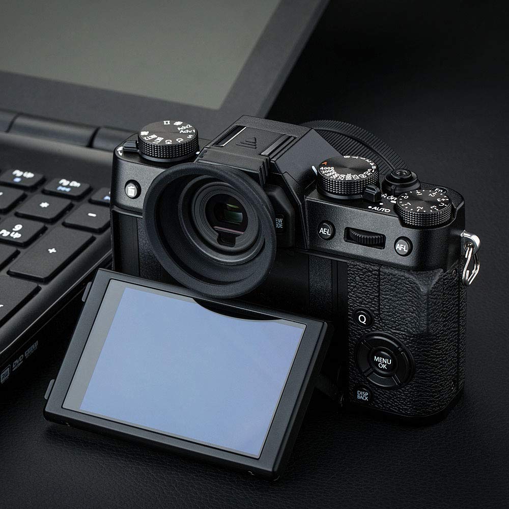 Soft Silicon Camera Viewfinder Eyecup Eyepiece Eyeshade for Fujifilm Fuji X-T30II X-T30 II X-T20 X-T10 Eye Cup Protector Cushion (Hot Shoe Mount Installation) for X-T30II X-T30 X-T20 X-T10 - Image 7