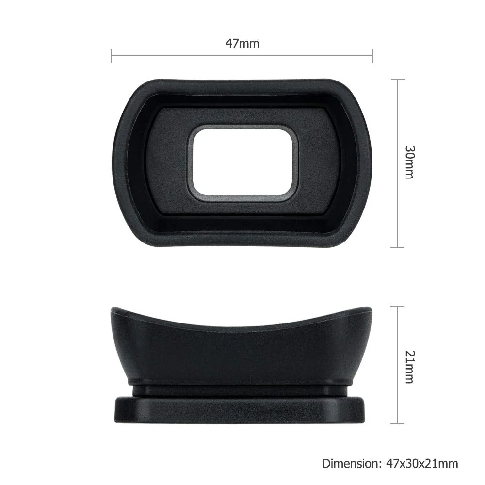 Soft Silicon Camera Viewfinder Eyecup Eyepiece Eyeshade for Nikon D780 D750 D610 D600 D7500 D7200 D7100 D7000 D5600 D5500 D5300 D5200 D5100 D5000 D3500 D3400 D3300 Replaces DK-21 DK-28 DK-25 24 23 20 Replace DK-21 DK-20 DK-23 DK-24 DK-25 DK-28 - Image 5