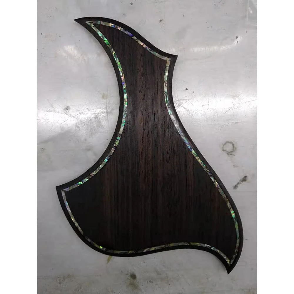 Soild Rosewood Pickguard with Abalone Inlay Line for Acoustic Guitar - Image 2