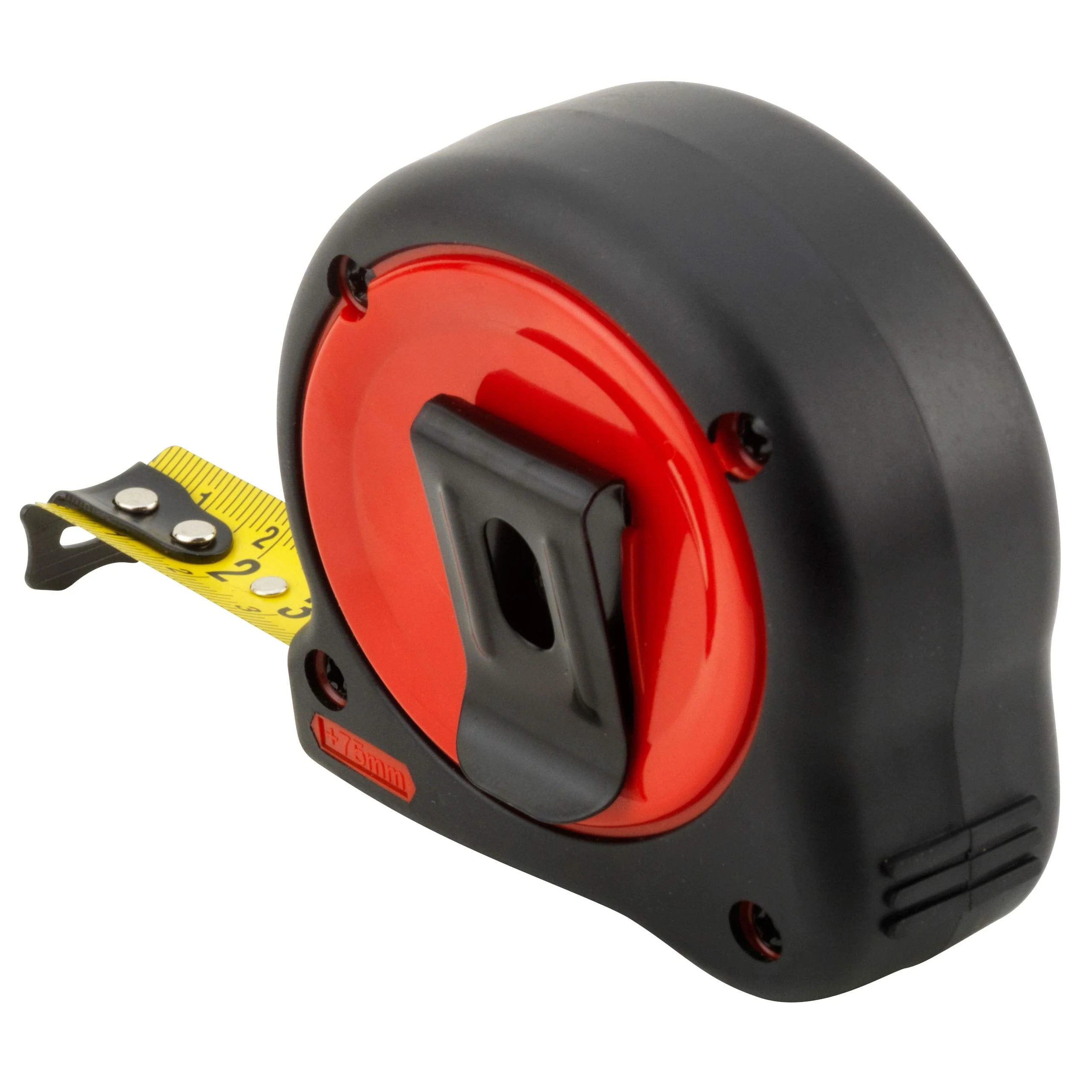 SOLA Protect Tape Measure 3 m / 16 mm – Robust Tape Measure with Belt Clip – Steel Tape Painted Yellow with mm Scale – Accuracy Class II – Roll Meter with Movable End Hook – Length 3 m, 5 m, 8 m 3m / 16mm - Image 2