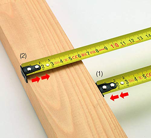 SOLA Protect Tape Measure 3 m / 16 mm – Robust Tape Measure with Belt Clip – Steel Tape Painted Yellow with mm Scale – Accuracy Class II – Roll Meter with Movable End Hook – Length 3 m, 5 m, 8 m 3m / 16mm - Image 8