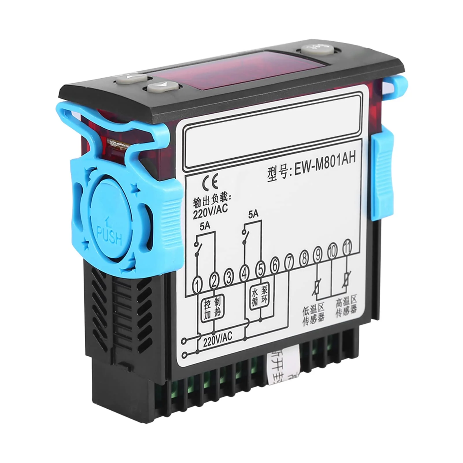 Solar Heating Controller, Solar Thermostat Switch, Differential Temperature Controller for Solar Hot Water - Image 2
