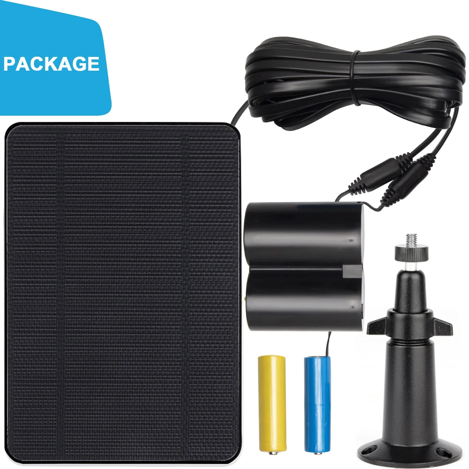 Solar Panel for Blink Outdoor 4 /(3rd Gen) Floodlight + Blink Outdoor Camera,16.5Ft/5m Weatherproof Cable Power Your Blink Floodlight Camera Continuously (Floodlight & Camera NOT Included) 1 - Image 7