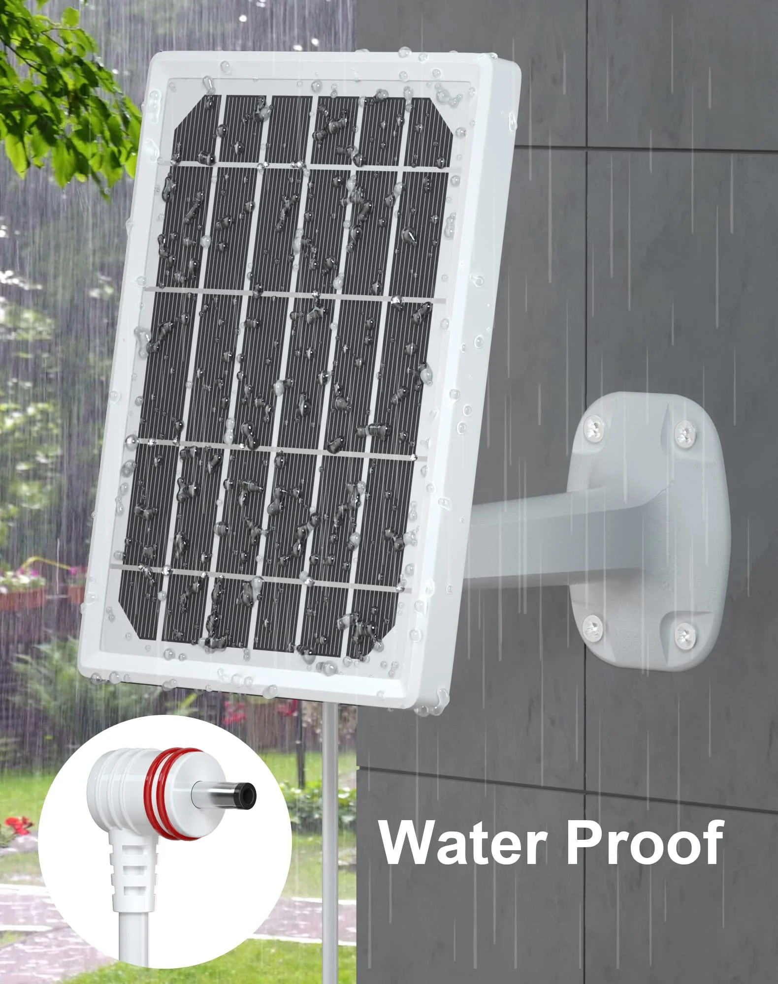 Solar Panel for Ring Camera, Camera Solar Panel Charger Compatible with Ring Stick Up Cam Battery & Spotlight Cam Battery/Plus/Pro,Waterproof, Fast Charging - Image 4