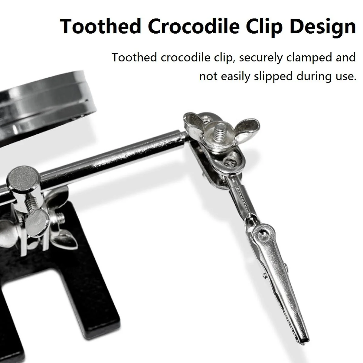 Soldering Holder with Magnifying Glass, Soldering PCB Holder Tool, Third Hand Soldering, Third Hand Soldering Station with Magnifying Glass, Electronic Repair Tool, Model Making Accessories, Soldering - Image 6