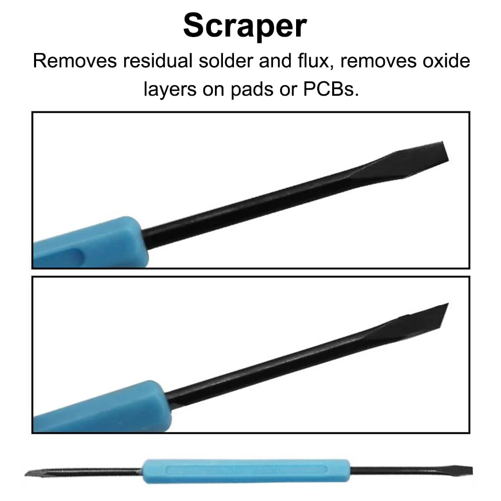 Soldering Tool Set for Soldering Work, Soldering Aid Set, Double-Sided Solder Assist Tools, Soldering Accessories, Pack of 6 - Image 3