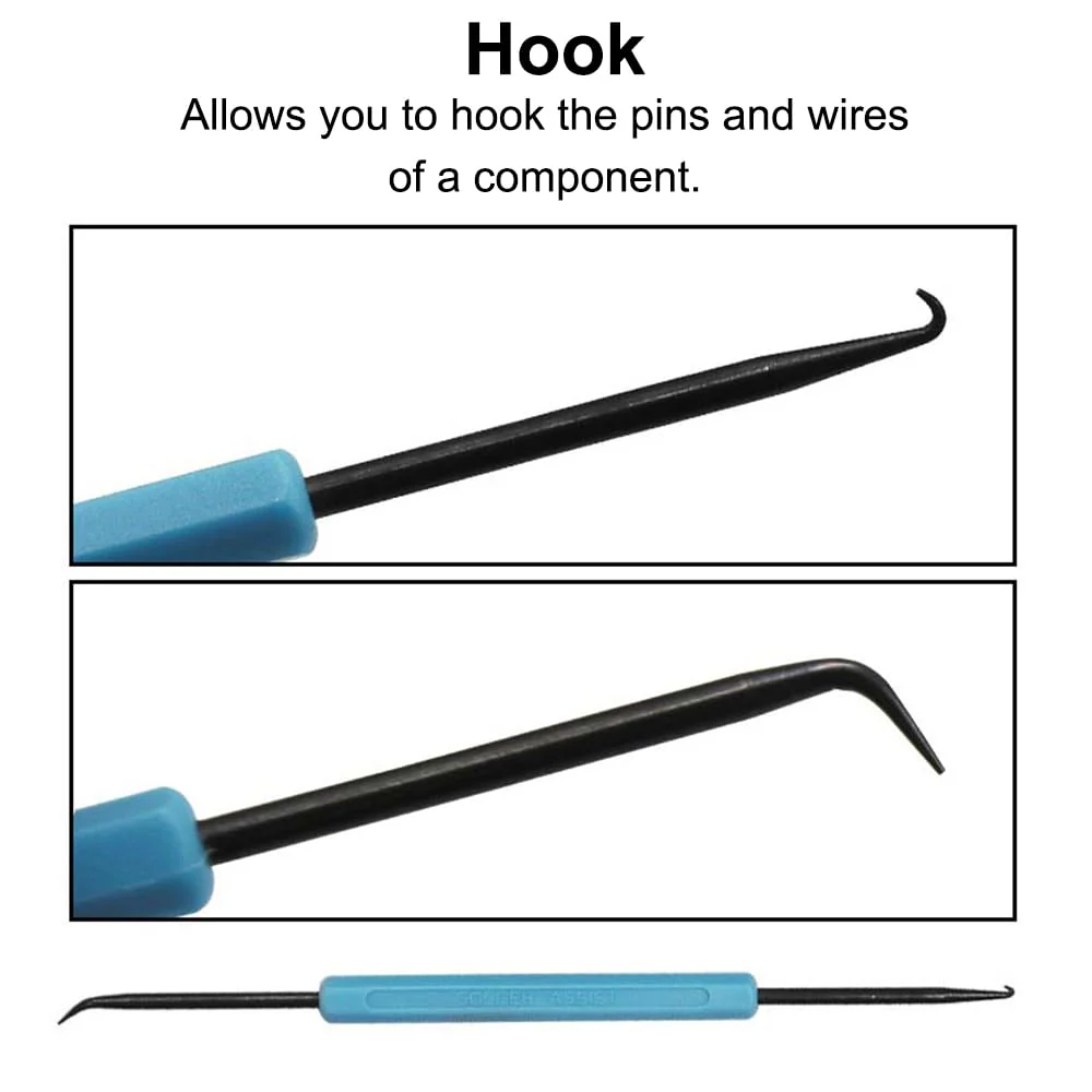 Soldering Tool Set for Soldering Work, Soldering Aid Set, Double-Sided Solder Assist Tools, Soldering Accessories, Pack of 6 - Image 7
