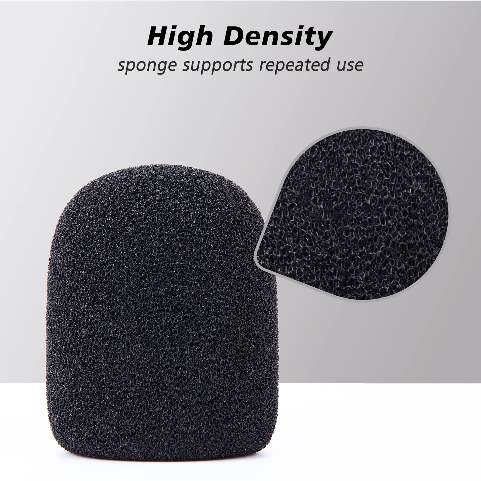 SoloCast Microphone Pop Filter Windscreen - Noise Reduction Gaming Mic Foam Covers, Mic Foam Cover Pop Filter Compatible with HyperX SoloCast White by SUNMON HyperX SoloCast Mic Cover - Image 2
