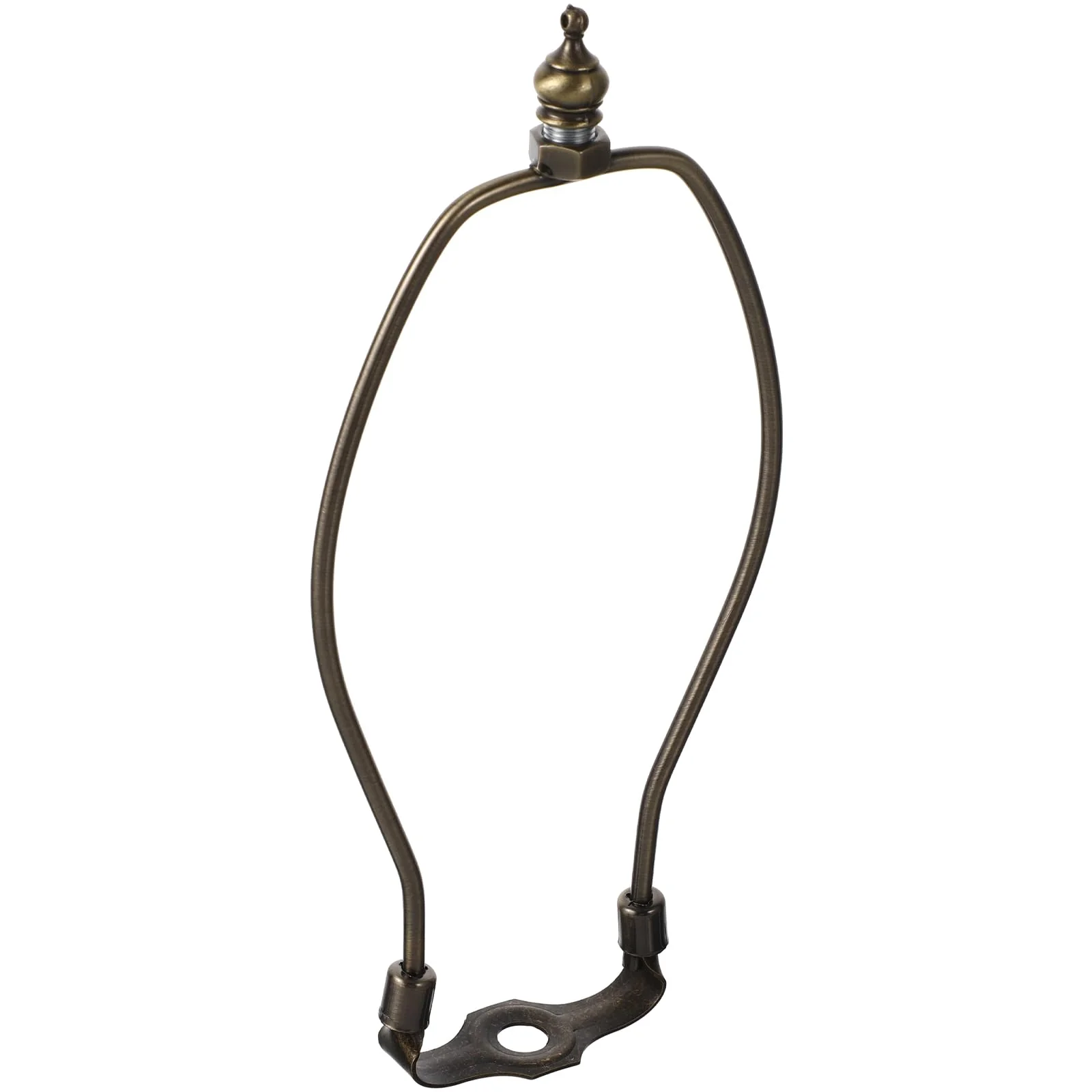 SOLUSTRE Lamp Holder Harp Lamp Shade Harp Holder Bronze Horn Frame Shade Holder Adjustable Kit Suitable for Table Floor Light Umbrella Holder 20X 11,5X0,2 CM - Image 9
