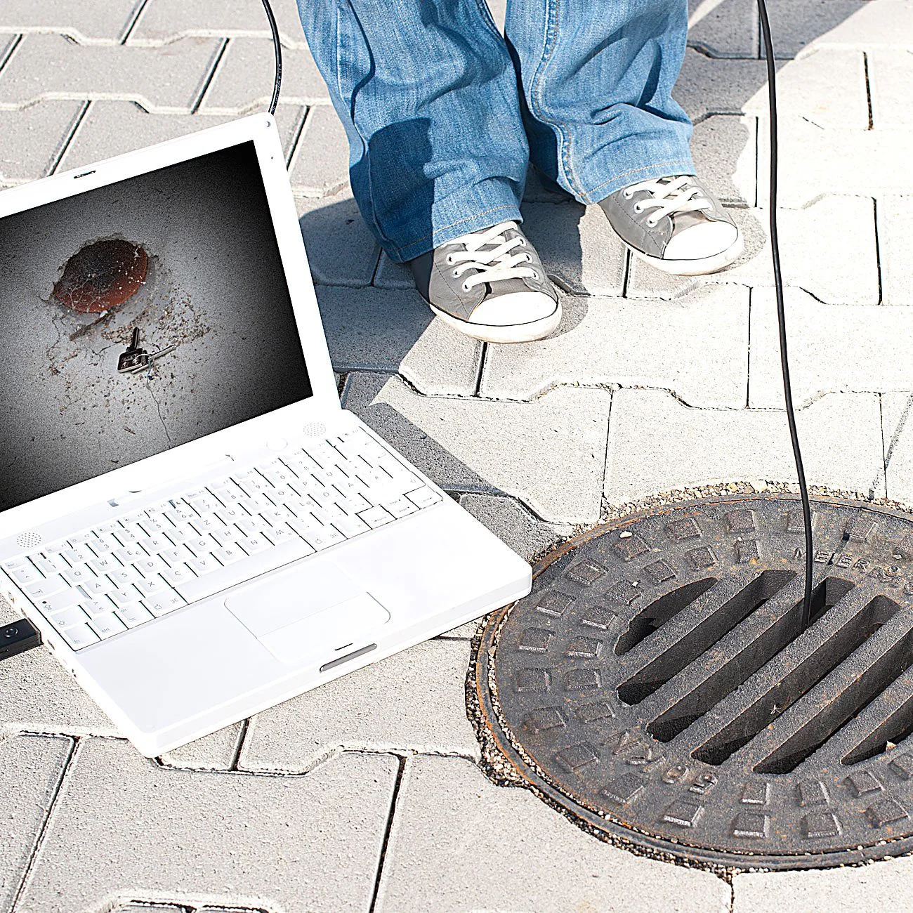 Somikon Wasserfeste USB-Endoskop-Kamera mit 7m-Kabel & LEDs - Image 2