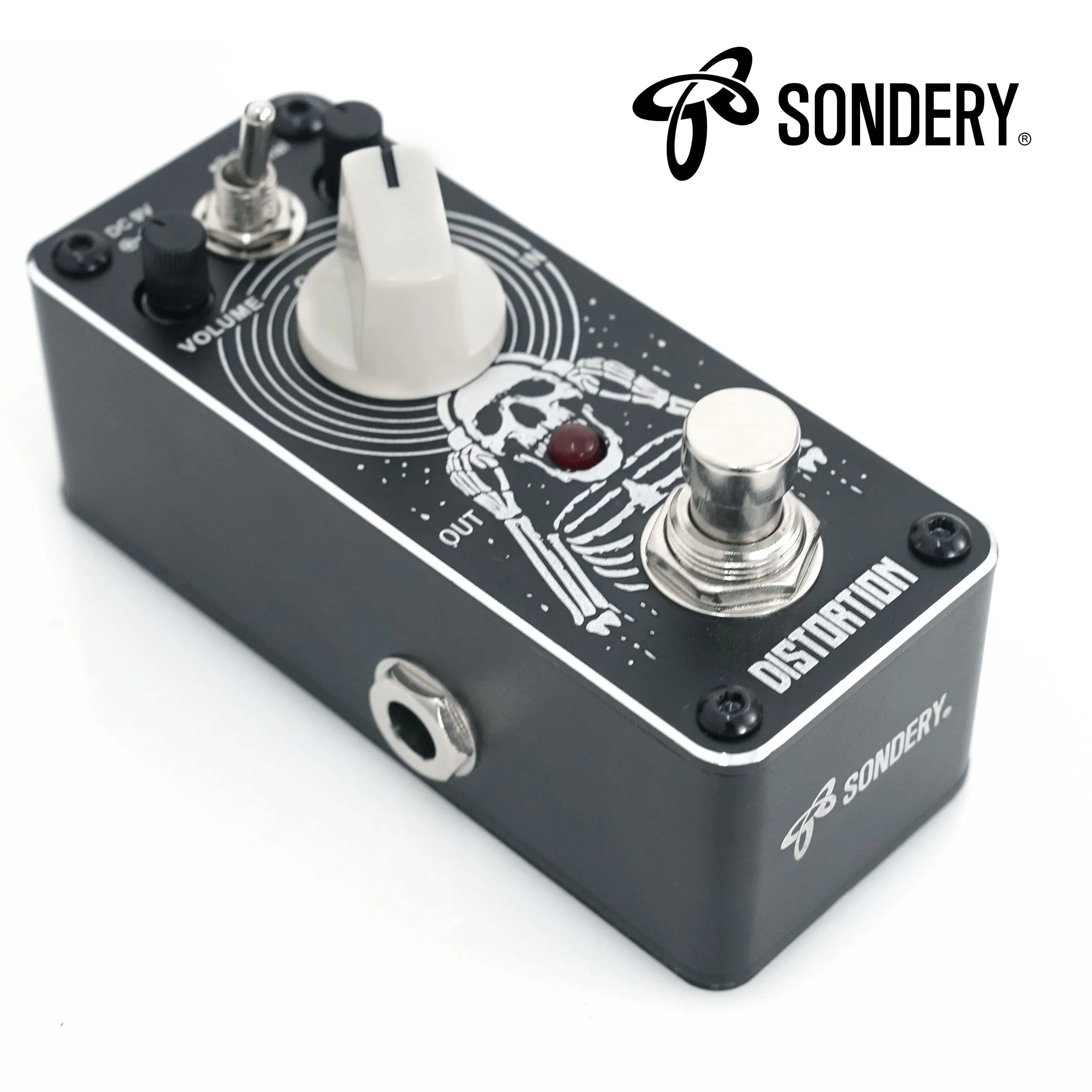 Sondery Distortion Pedal with 2 Effects of Bright and Normal, 70-80’s Classical British Stack Sound, Mini Effect Pedal for Electric Guitars True Bypass, Art Design Series - Image 2