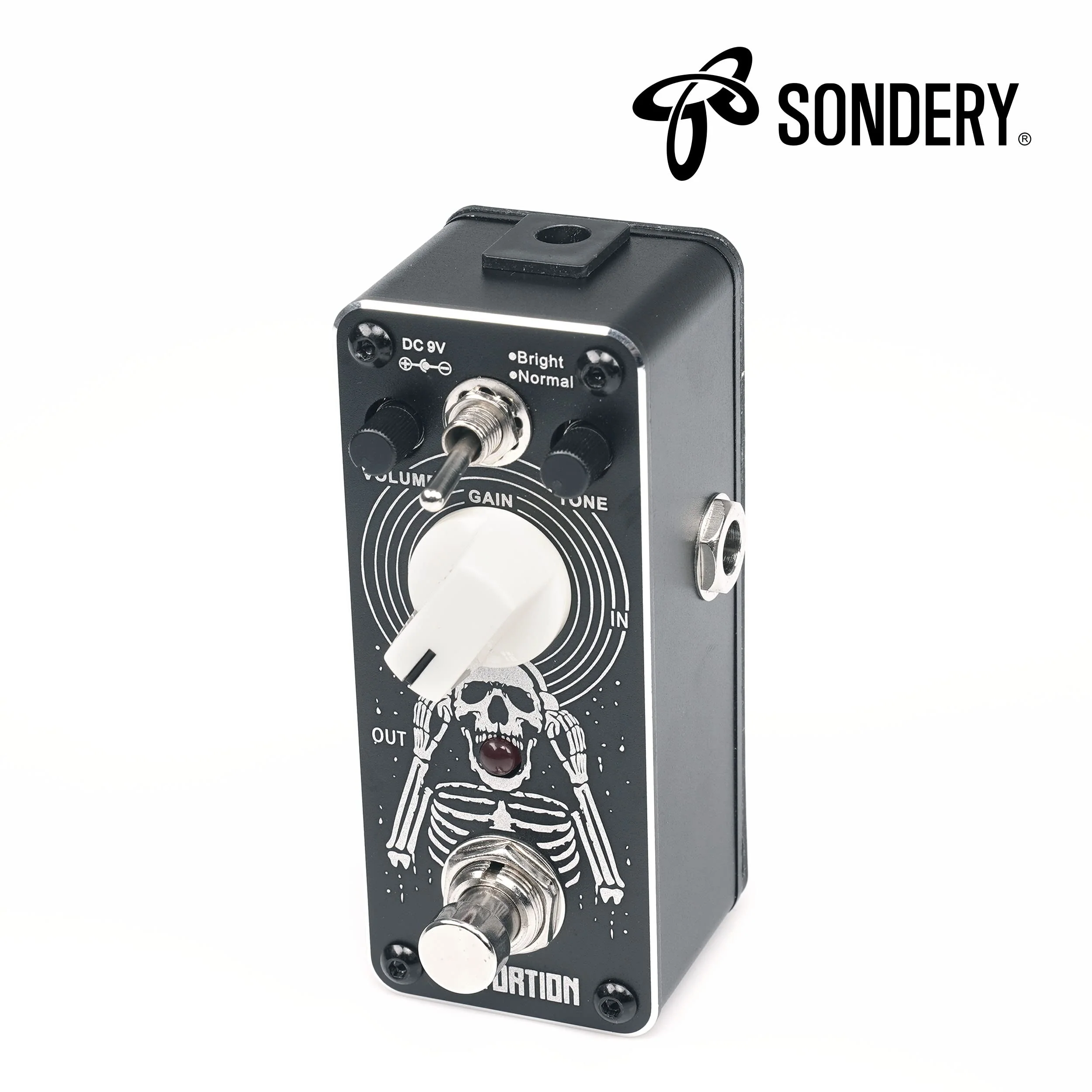 Sondery Distortion Pedal with 2 Effects of Bright and Normal, 70-80’s Classical British Stack Sound, Mini Effect Pedal for Electric Guitars True Bypass, Art Design Series - Image 4