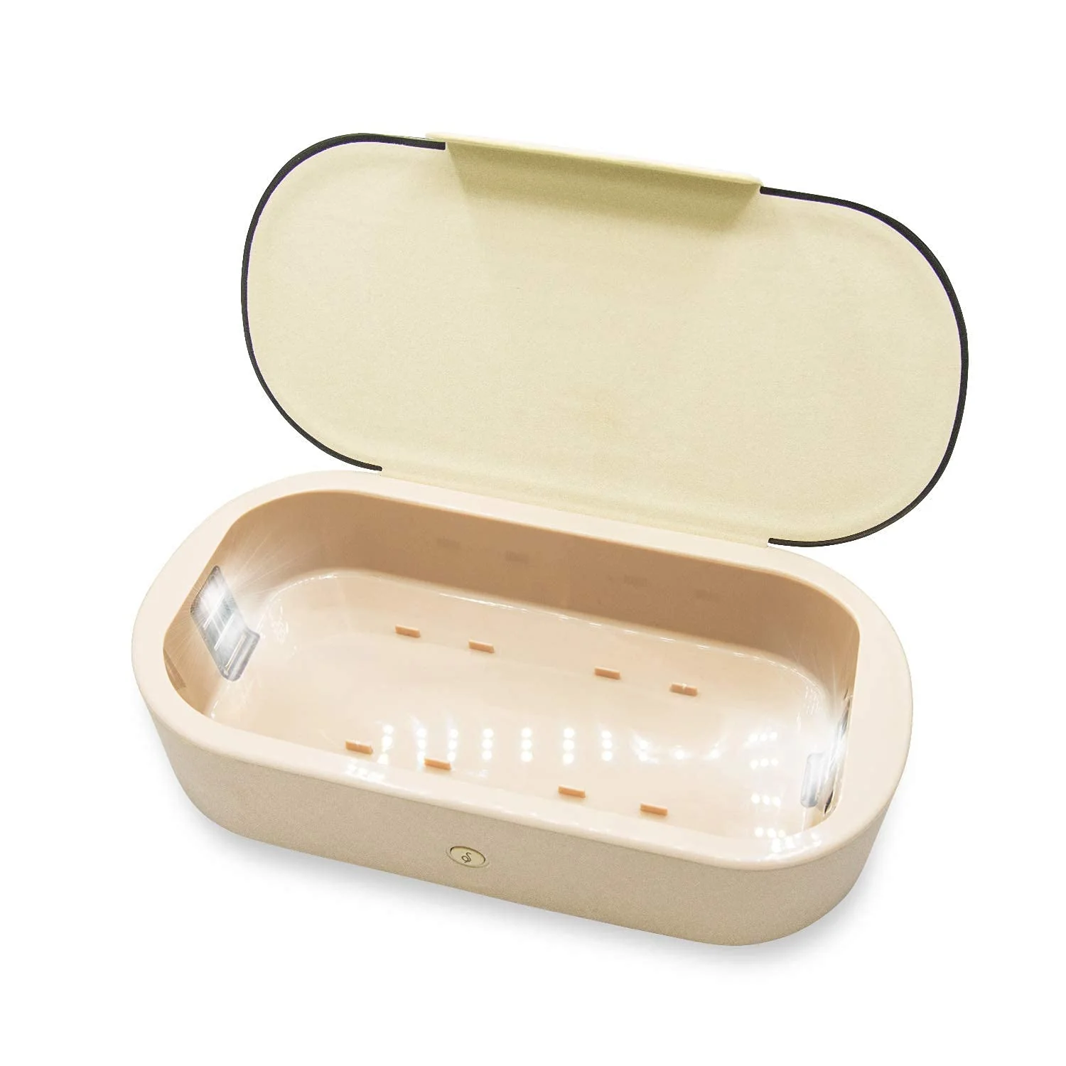 Sonix Beyond UV+O3 Sanitizer Box and Universal Charger UV and Ozone Disinfector for Phone, Mask, Makeup Brush, Nail Tool (Gold) Gold - Image 7