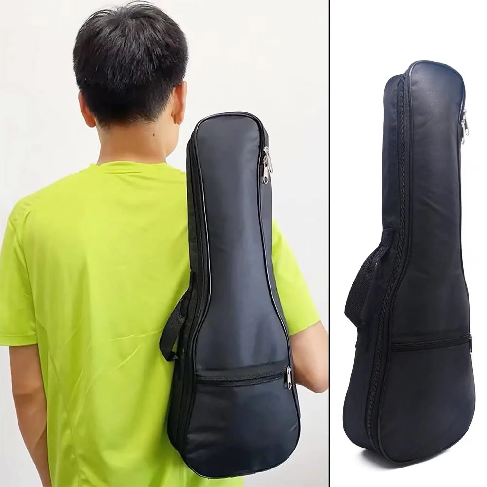 Soprano Ukulele Case Black Ukulele Padding Bag for 21 Inch Ukulele Soprano - Image 4