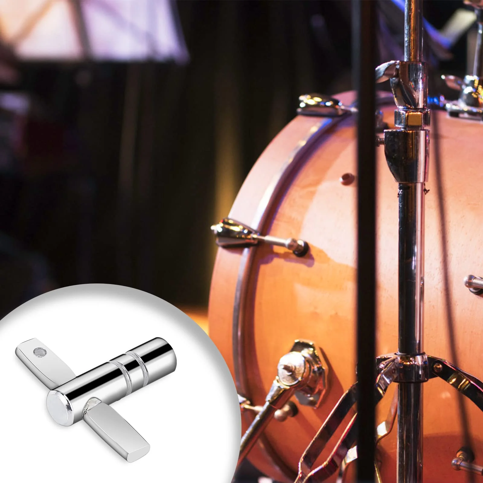 Soulmate Drum Keys 3-Pack Drum Tuner Drum Tuning Key with Continuous Motion Speed Key Percussion Hardware Tool With Hole, Universal Drum Key (Chrome-Plated Steel) 1+3 - Image 7