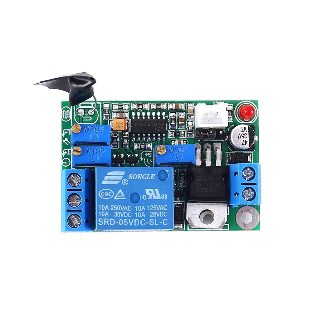 Sound Sensor Relay Switch Module, 12V/24V Microphone Light Sensor Controller Module 3s~60s Adjustable Relay Delay Switch Module - Image 6