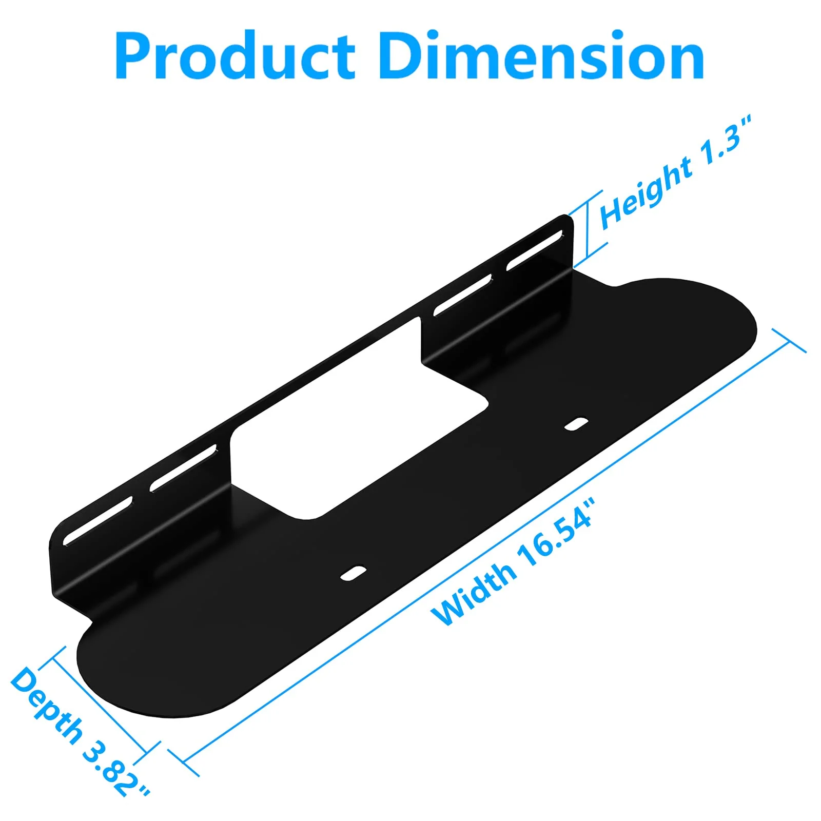 Soundbar Mount for Sonos Beam Wall Mount Bracket Compatible with Sonos Beam Sound Bar Mounts Mounting Bracket, Black - Image 7