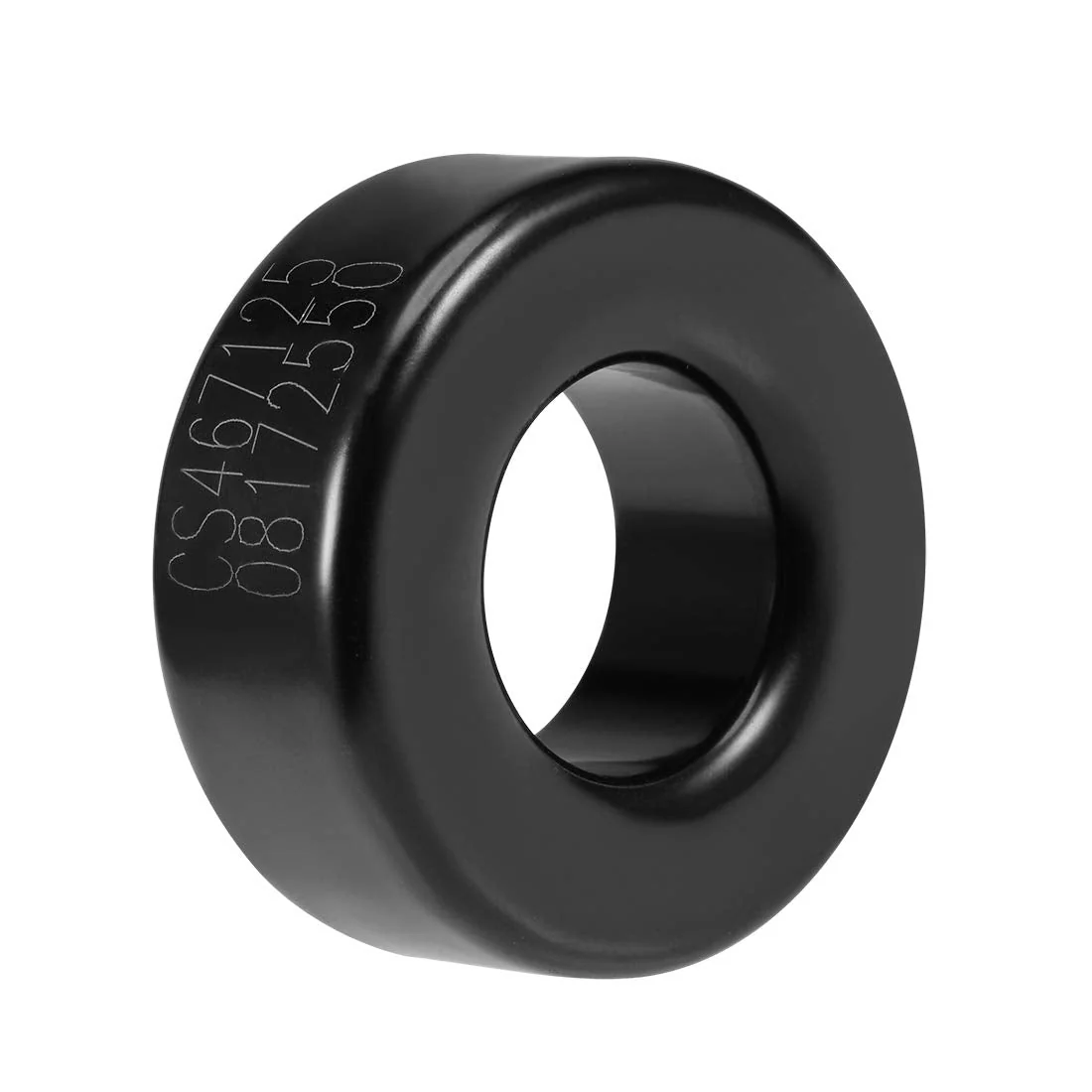 sourcing map 23.5 x 47.3 x 18.5 mm Ferrite Ring Iron Powder Toroid Cores Black Ferrite Cores DE de