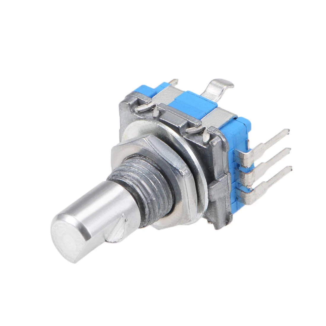 sourcing map 360 Degree Rotary Encoder Code Switch Digital EC11 7 Pins 15 mm D-Shaft Pack of 2 - Image 4