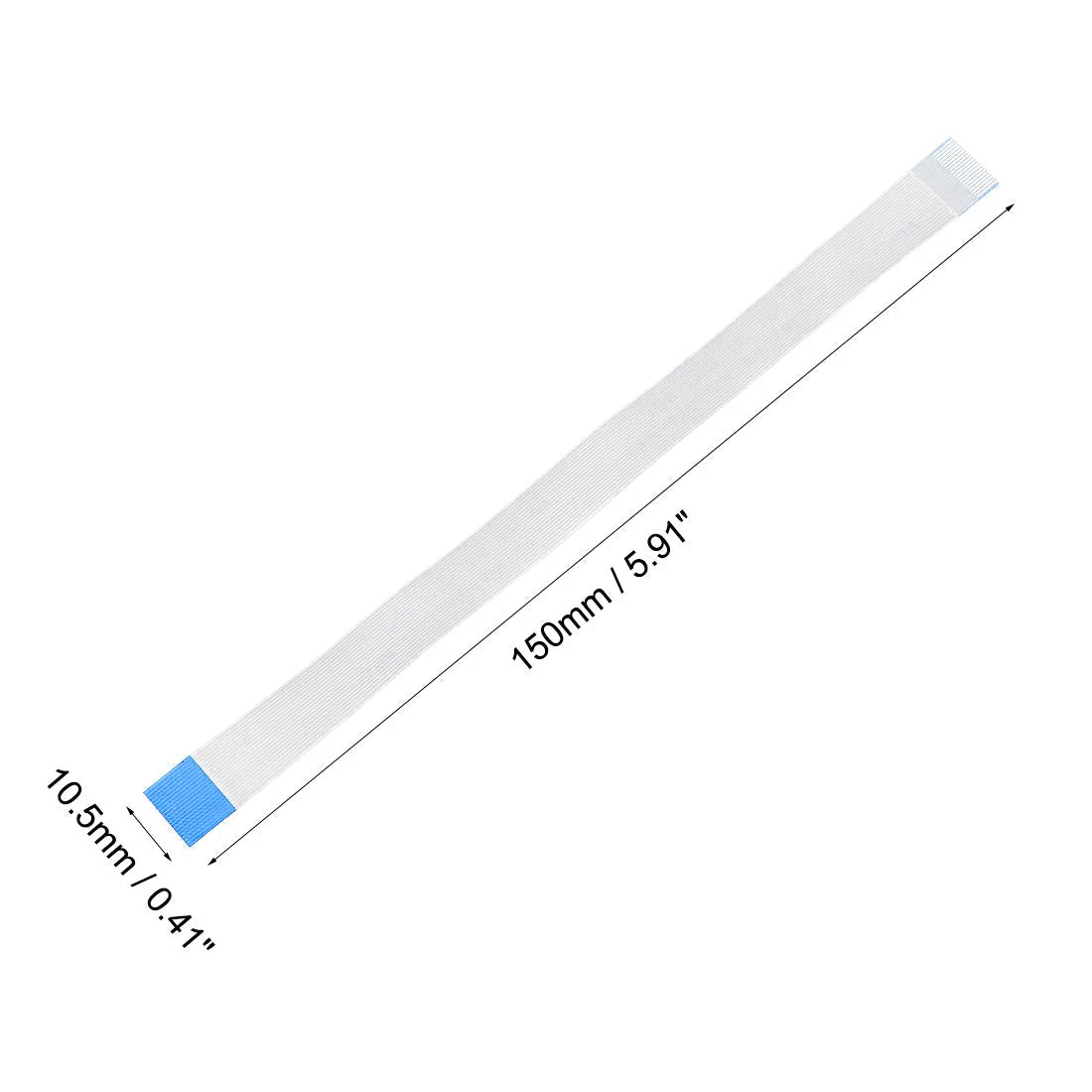 sourcing map Flexible Flat Cable, 20 Pins 0.5 mm Pitch 150 mm FPC FFC Flexible Ribbon Cable LCD TV Car Audio DVD Player Laptop Pack of 5 (Type B) - Image 3
