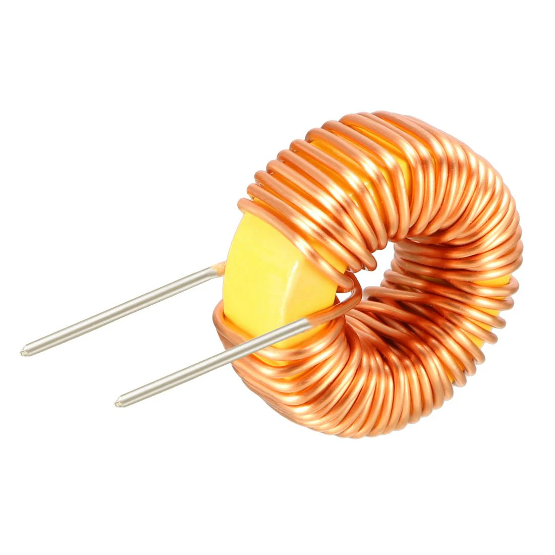 sourcing map Horizontal Toroid Magnet Inductor Monolayer Wire Wind Winding 6ACoil Pack of 10 - Image 3