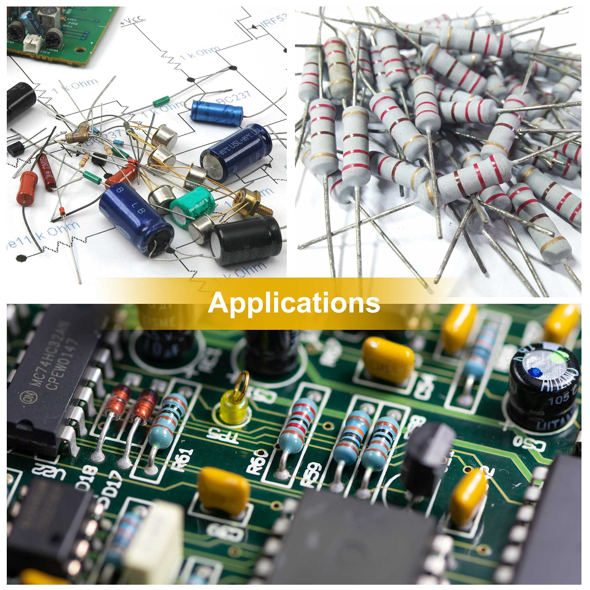 sourcing map Metal Oxide Film Resistor 5 Watt Axial Cable 20 Ohm ± 5% Tolerance Pack of 10 - Image 5