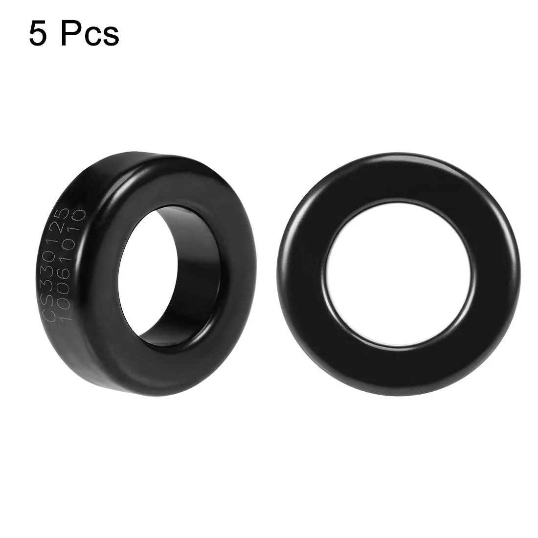 sourcing map Pack of 5 Black Grey 19.3 x 33.7 x 11.3 mm Toroidal Core Inductor Coil de - Image 2