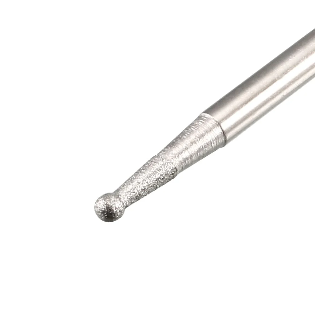 Sourcingmap 2.35mm Shank 1.5mm Dia Diamond Head Ball Shaped Grinding Mounted Point Bit 20pcs - Image 3