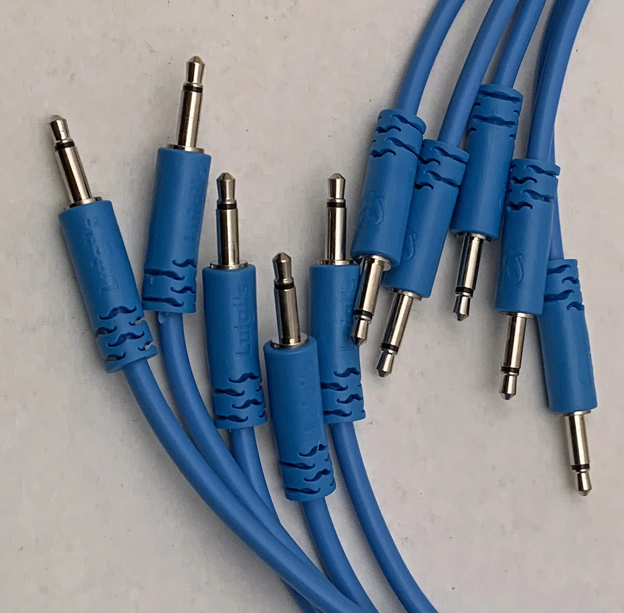 Spaghetti Patch Cables Shielded Patch Cords | 3.5 mm Mono Male to Male | 26 AWG Copper Wire | Flexible No-Kink PVC Jacket - Image 3