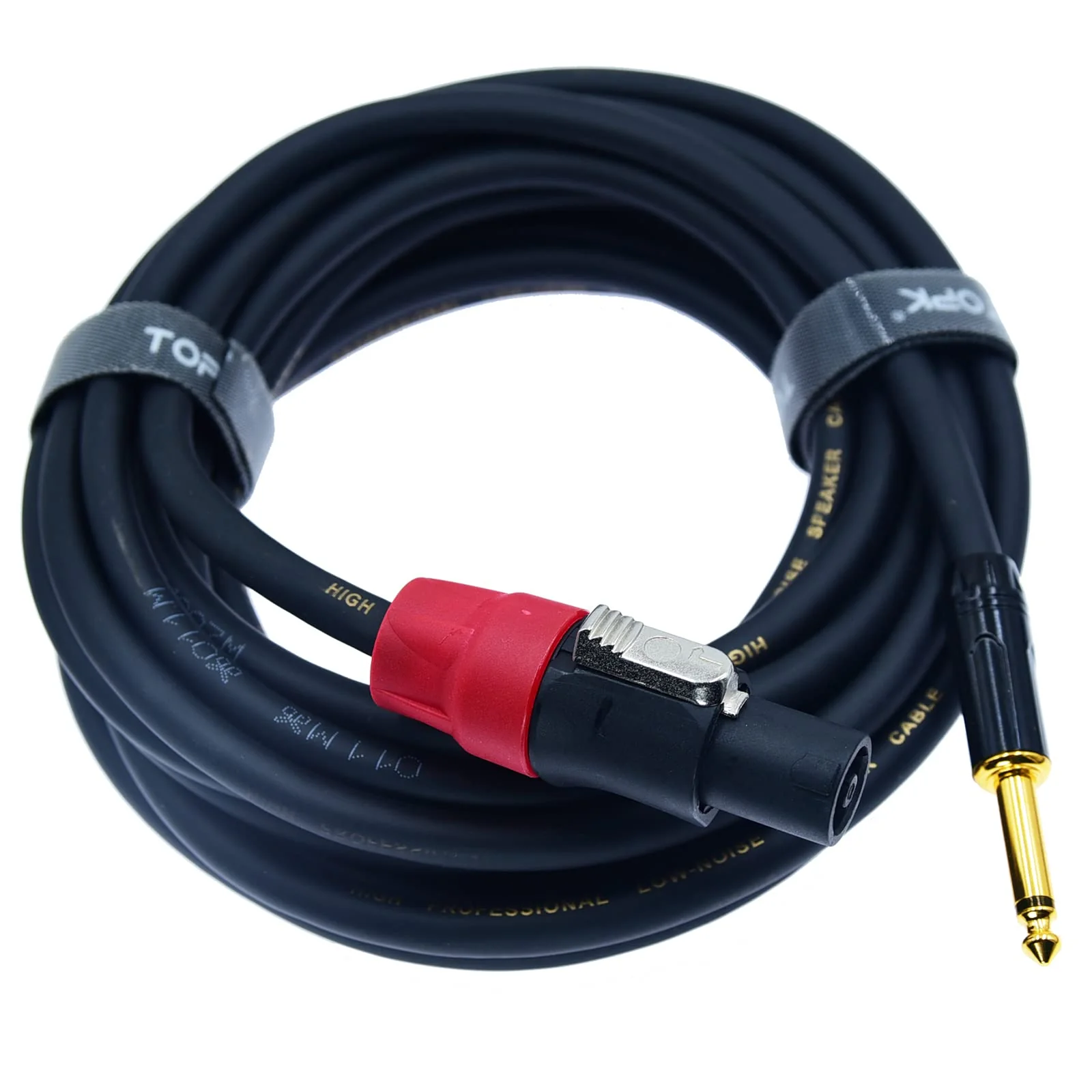 Speak on 2Pcs Professional Speakon to 1/4 Inch ts Speaker Cable for pa Jack Pair 14 awg Gauge Male Audio Port Plug Amplifier Connection dj amp Heavy Duty bocina Cord Wire ft with Twist Lock(3 feet) 3 feet - Image 9