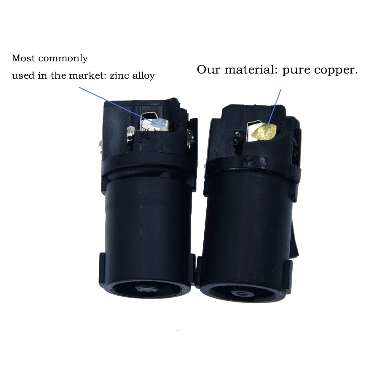Speakon to 1/4 Adapter na4ljx Connector Upgraded 1/4" inch ts Jack Female to NL4FC Male Converter are for Converting Cable to NL4FC Plug for pa dj Speaker/Amplifier/Mixer (Adapter - 4PCS) Adapter - 4PCS - Image 2