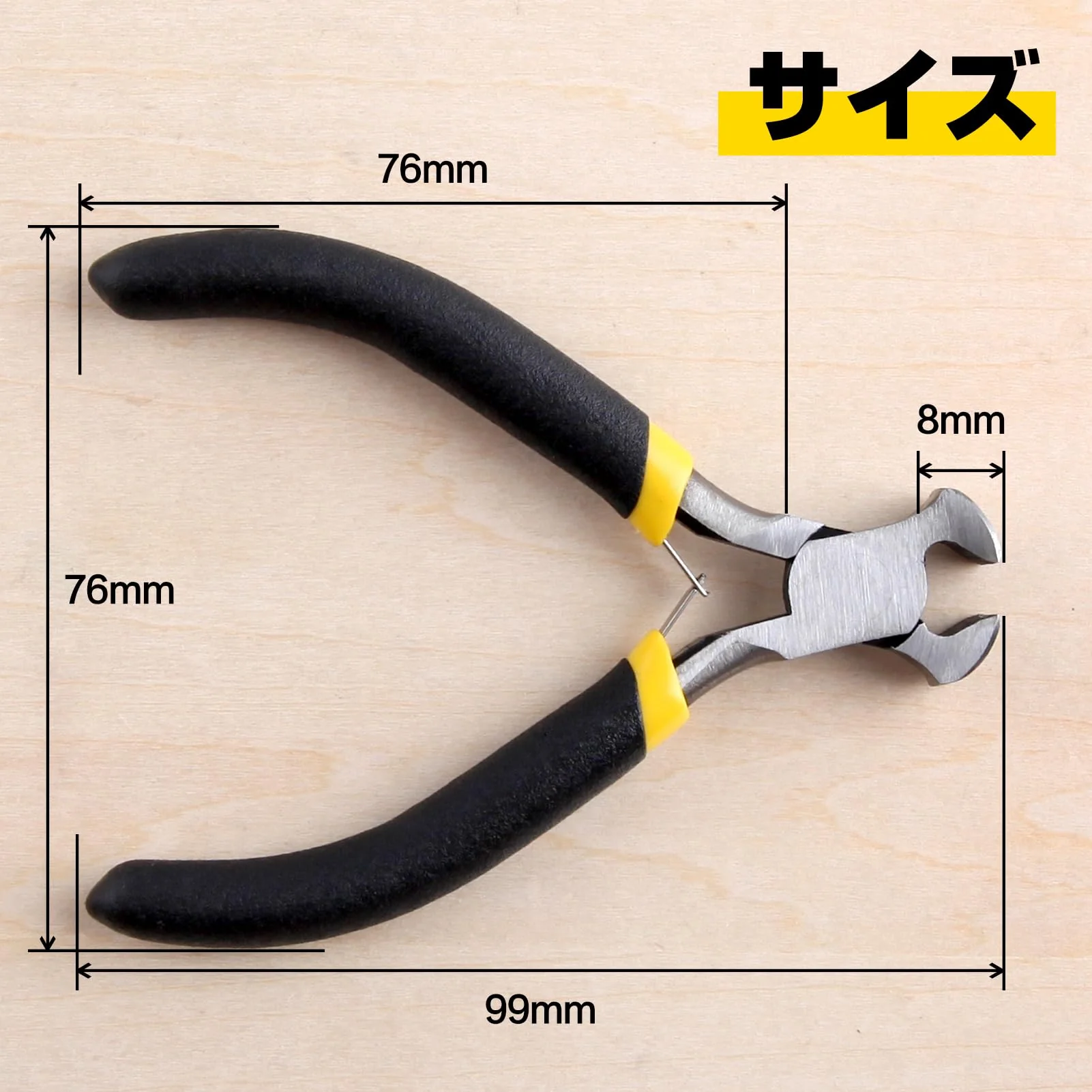 SPEEDWOX End Cutting Pliers Mini End Nippers 4 Inches Mini End Cutters Micro End Cutting Nippers Small Wire Cutter with Spring Fine Precision Professional Beading Tools for Pulling Nails Brads - Image 4