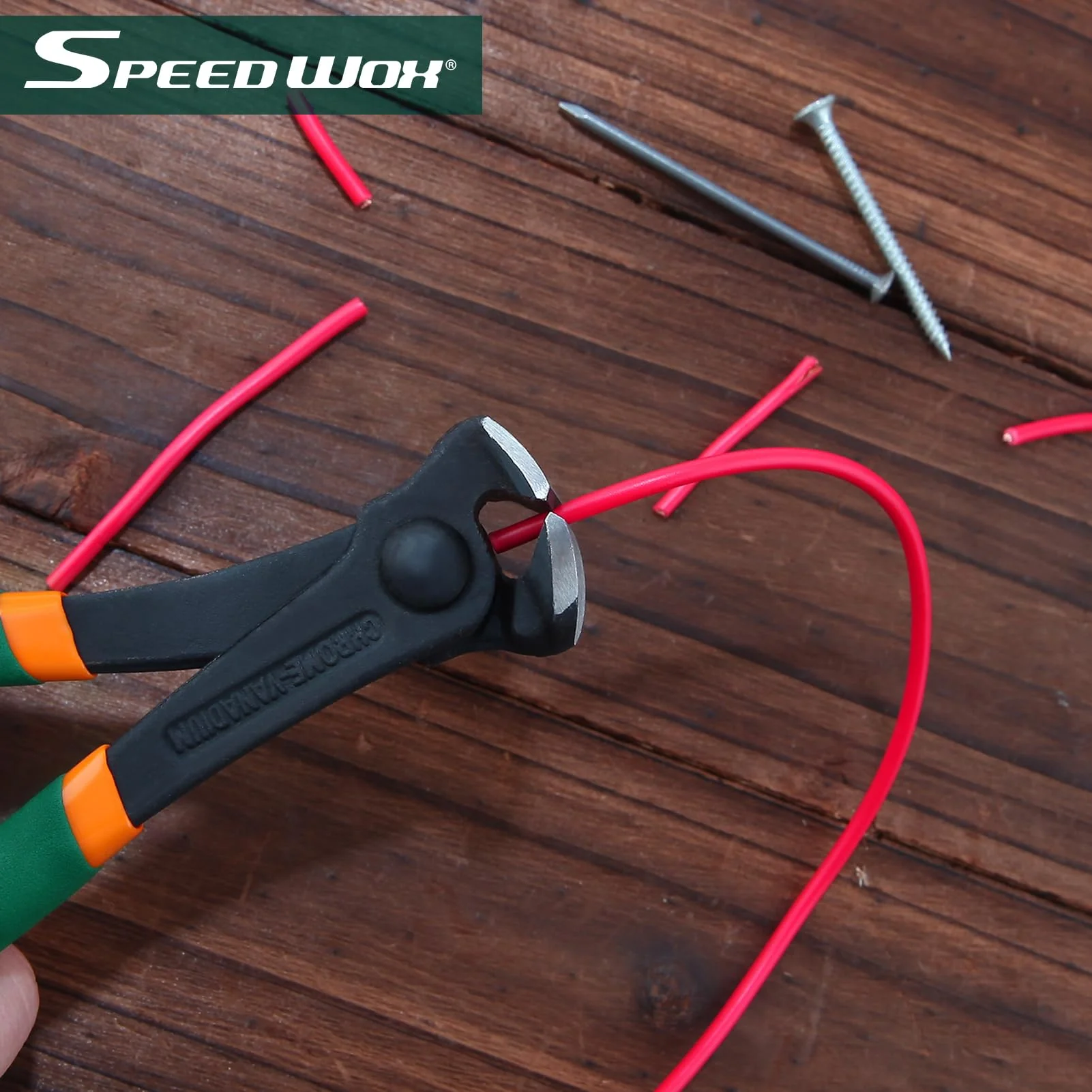SPEEDWOX Nail Puller 6 Inch End Cutting Pliers, Nail Remover Nail Pliers End Cut Nippers End Snips For Pulling Nails Or Cutting Wires Wire Cutter End Cutter Pliers Staple Remover Tool 6" - Image 6