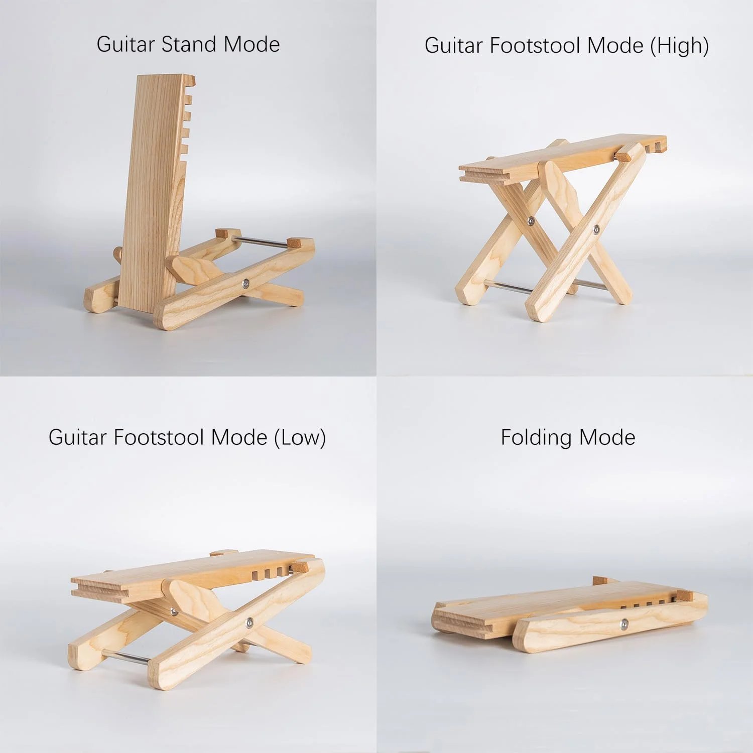 SPIKE Multifunctional Guitar Stand Two-in-one Guitar Footstool For Classical Guitar - Image 3