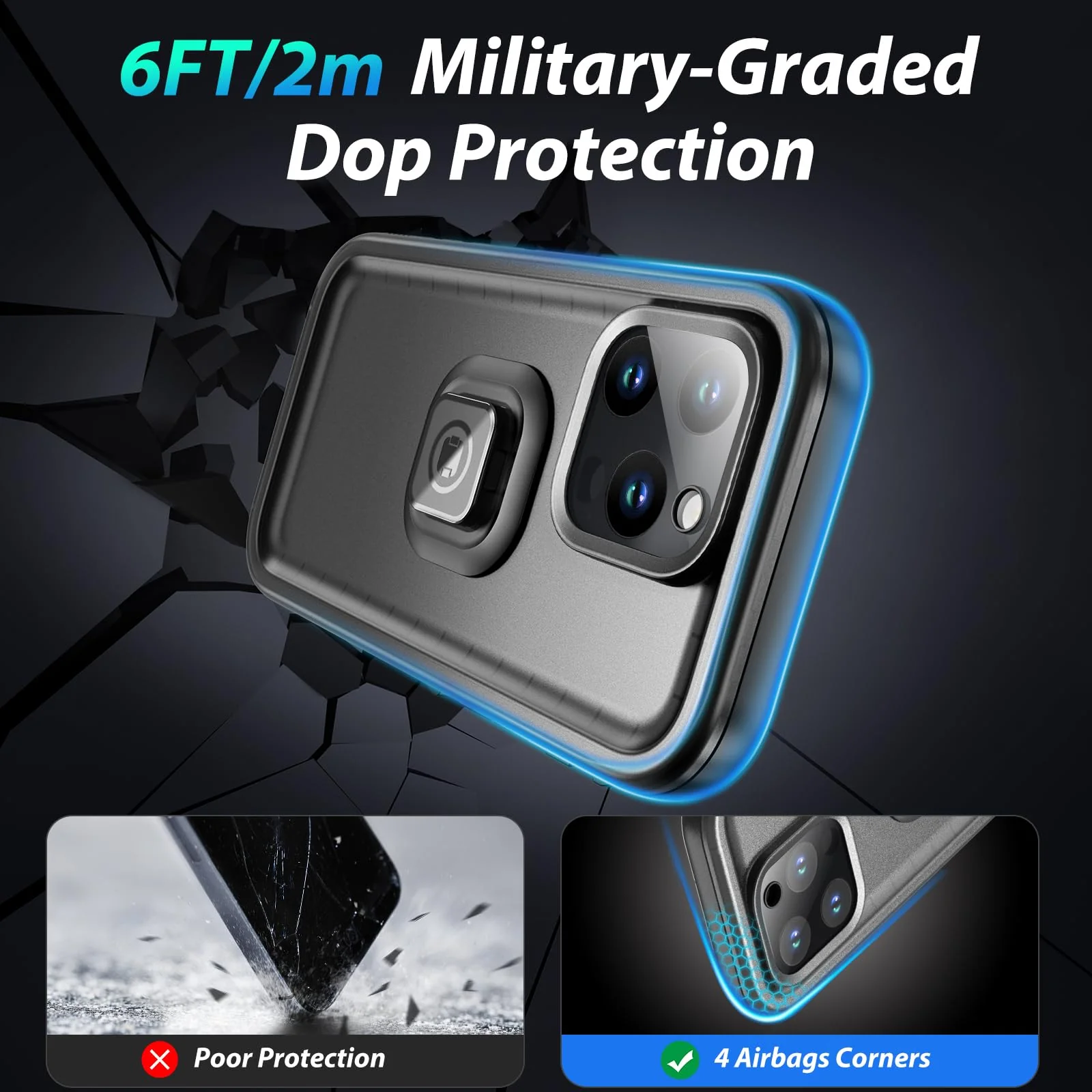 SPORTLINK Bike Phone Holder for iPhone 15 Pro Max - Motorcycle Phone Mount [Aluminium][360° Rotatable][1s Quick Release][IP68 Waterproof] Bicycle Motorbike Handlebar Cell Phone Holder - Image 5