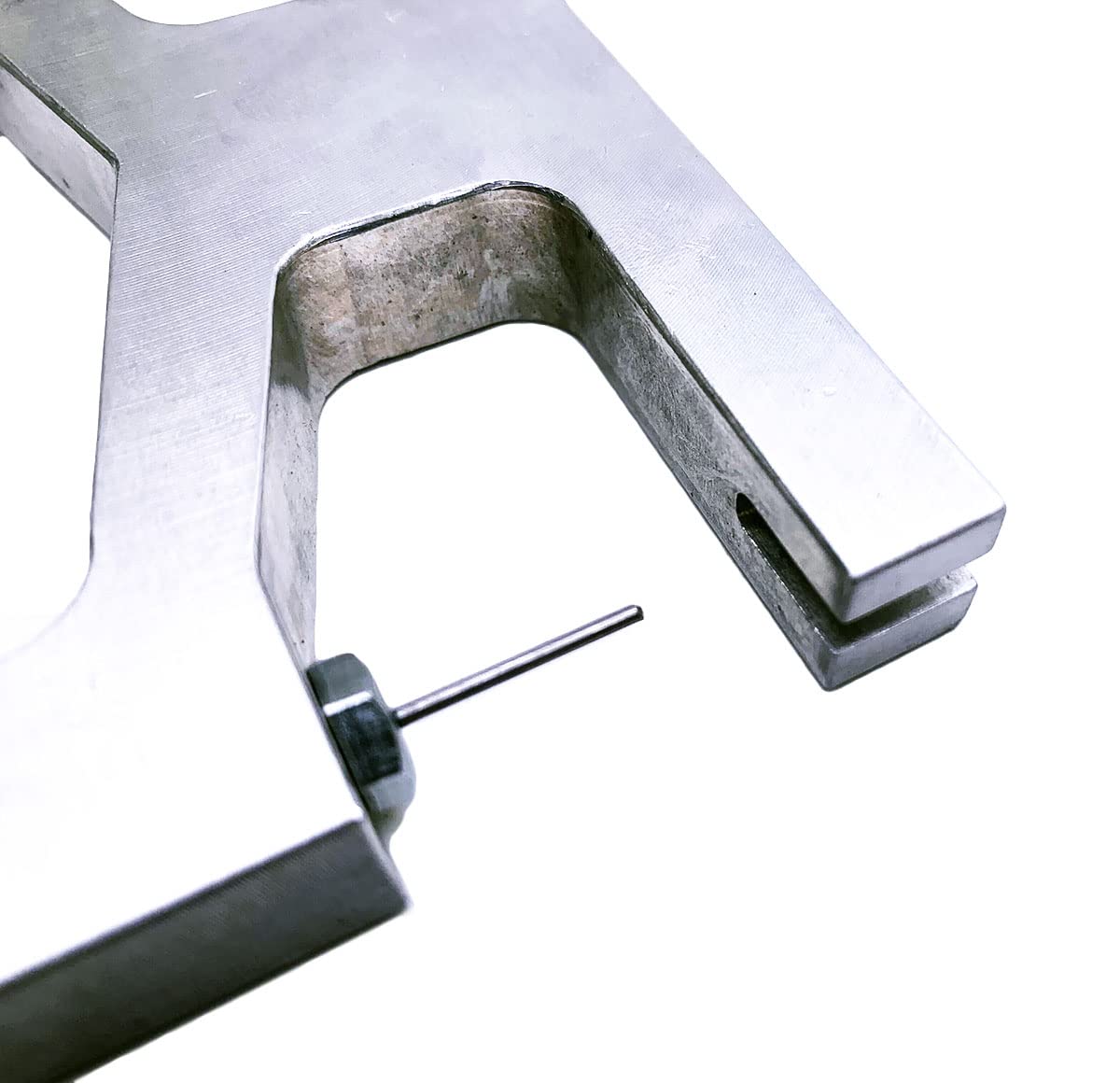 Spring-Loaded Piano Center Pins Removal/Extracting Tool Piano Tuning Tool Silver - 5.3"x 4.2" - Image 3