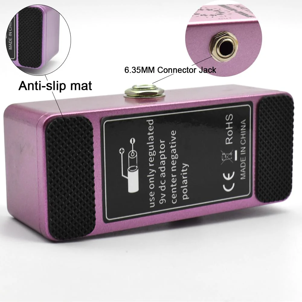 SPRING REVERB Mini Single Guitar Effect Pedal True Bypass Pedal for Electric Bass Guitar - Image 4