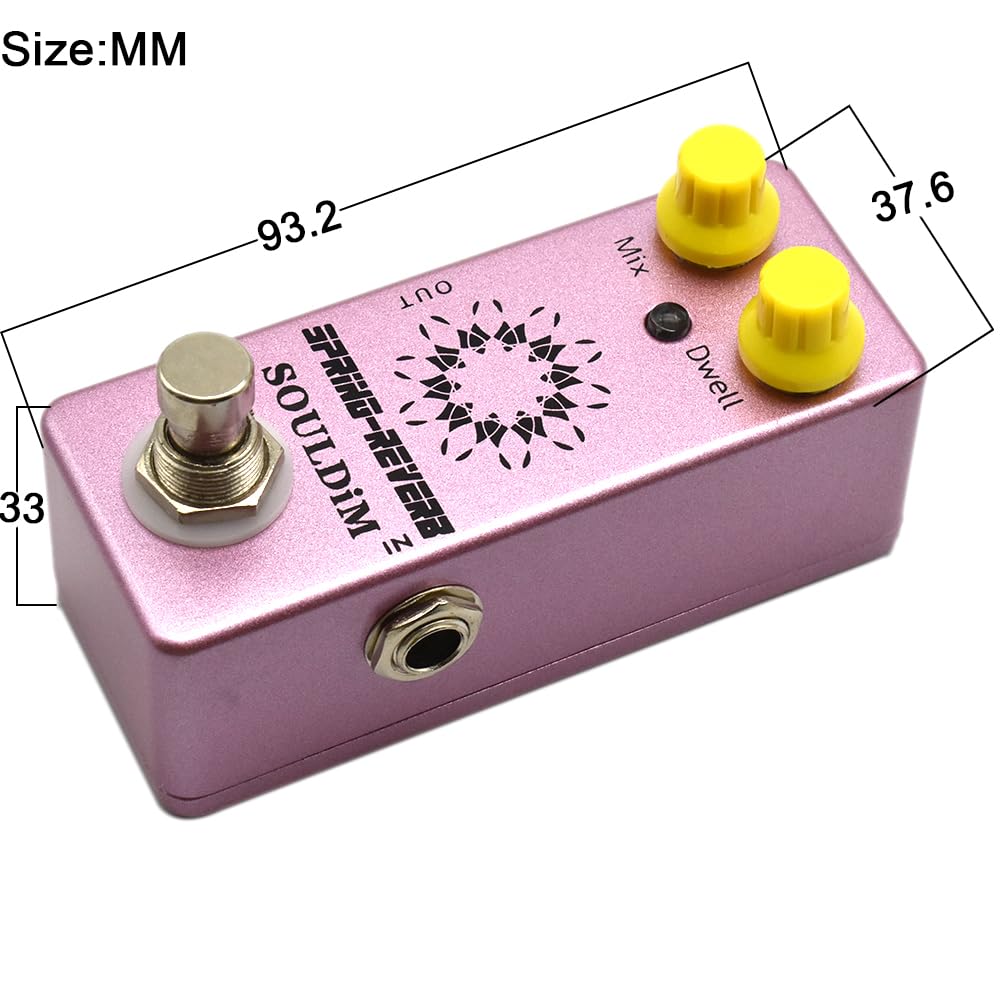 SPRING REVERB Mini Single Guitar Effect Pedal True Bypass Pedal for Electric Bass Guitar - Image 5