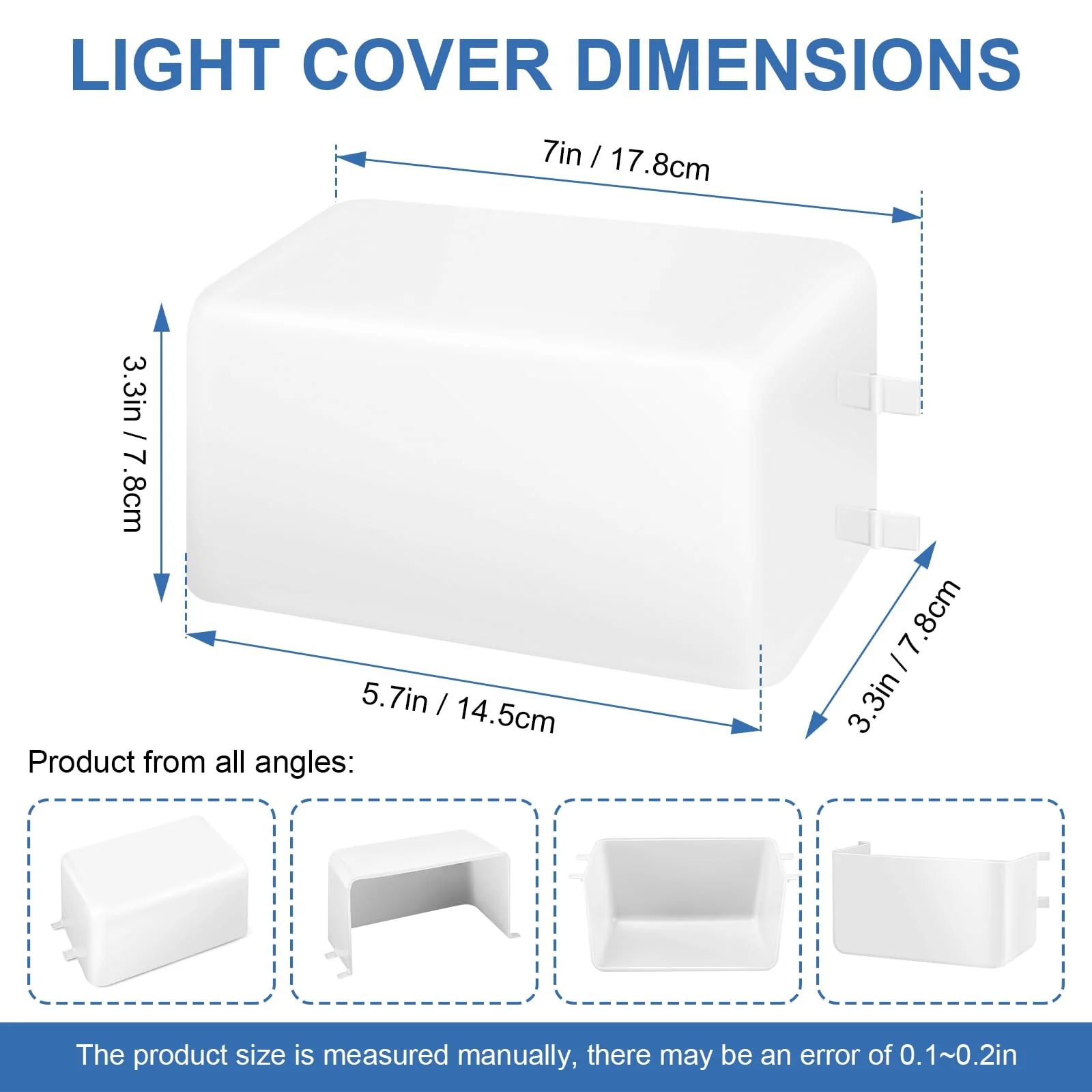SR401650 Range Hood Light Lens Cover Replacement for Broan Nutone Model NS6530, NS6530WW, QL1, QL100 and QL130WW, Kitchen Range Hood Parts and Accessories, Pack of 2 - Image 5
