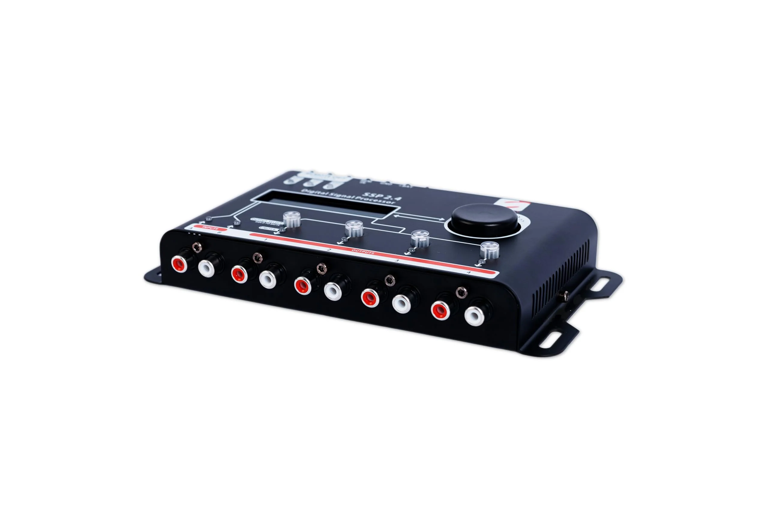 SSP 2.4 Digital Crossover and Equalizer 2 Channel Inputs and 4 Channel Outputs Full Digital Signal Processor DSP Sequencer 15 Band Graphic Equalization 12 Presets - Image 5