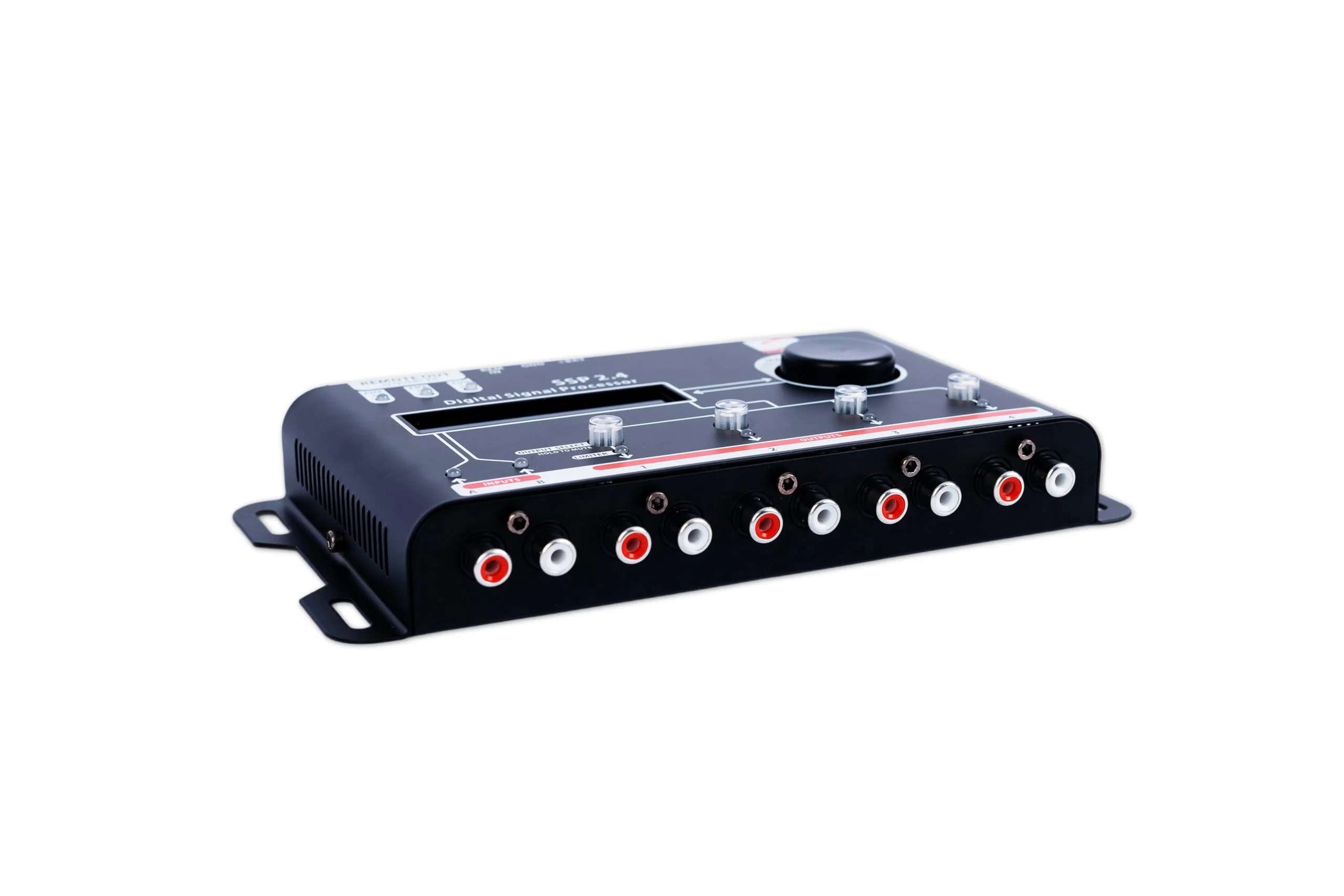 SSP 2.4 Digital Crossover and Equalizer 2 Channel Inputs and 4 Channel Outputs Full Digital Signal Processor DSP Sequencer 15 Band Graphic Equalization 12 Presets - Image 6